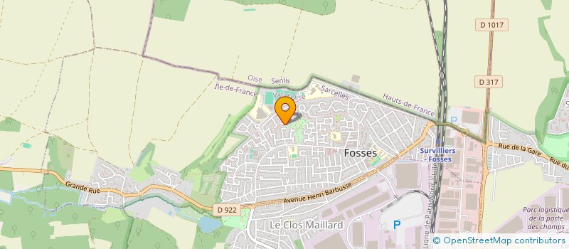 localisation de l'entreprise TONY LOUIS FUNERAIRE  FOSSES