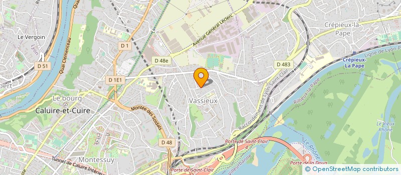 localisation de l'entreprise TONY-MARIE  CALUIRE-ET-CUIRE