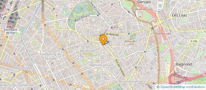 localisation de l'entreprise TONY NAILS  PARIS