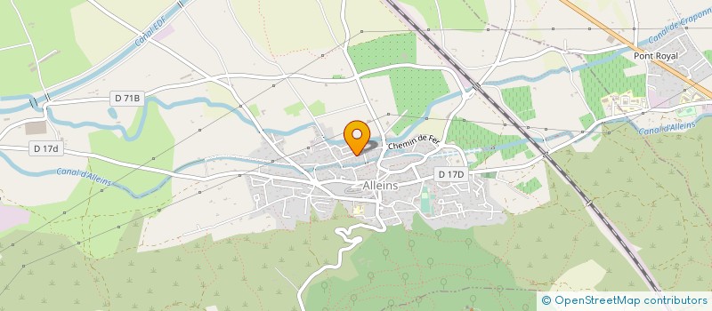 localisation de l'entreprise TONY & NANDO  ALLEINS