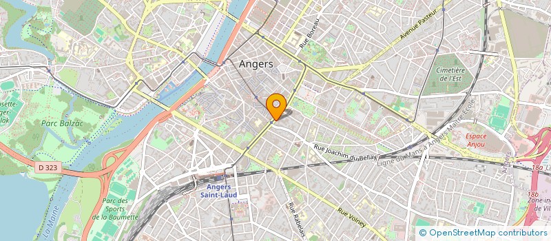 localisation de l'entreprise TONY PIZZA à ANGERS