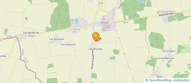 localisation de l'entreprise TONY'S IMMOBILIER à JOUY