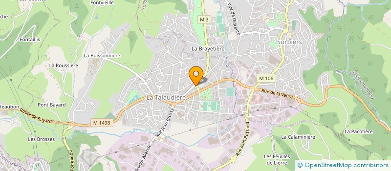 localisation de l'entreprise TONY SPORTS  LA TALAUDIERE