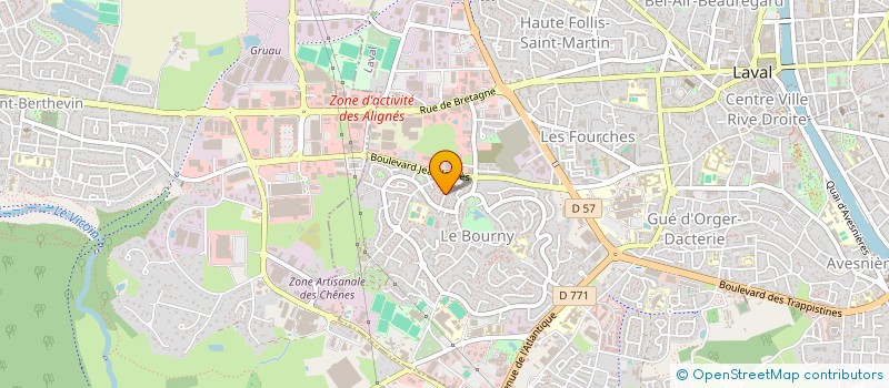 localisation de l'entreprise TONY TAXI 53 à LAVAL