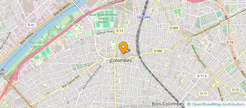 localisation de l'entreprise TONY TEXTILES à COLOMBES