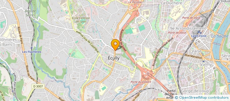 localisation de l'entreprise TONY TOLLET  ECULLY