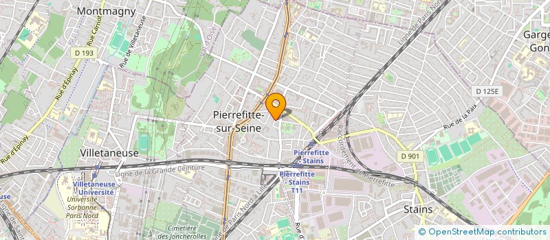 localisation de l'entreprise TONY TOP à PIERREFITTE-SUR-SEINE