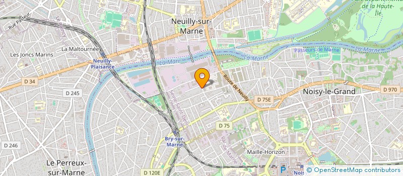 localisation de l'entreprise TONYBAT à NOISY-LE-GRAND