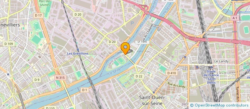 localisation de l'entreprise TOO DEEP AGENCY  L'ILE-SAINT-DENIS