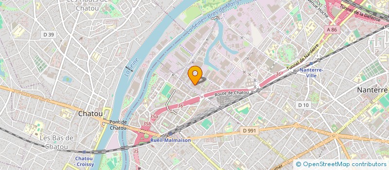 localisation de l'entreprise TOO MUCH  NANTERRE