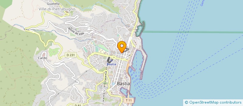localisation de l'entreprise TOO NET à BASTIA