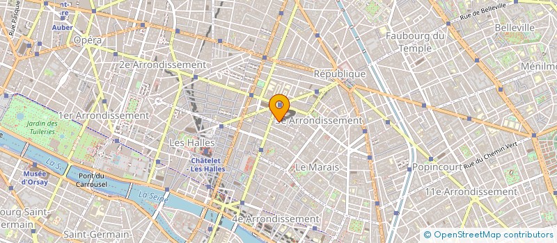 localisation de l'entreprise TOO SAC à PARIS