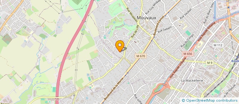 localisation de l'entreprise TOOCAN  MOUVAUX