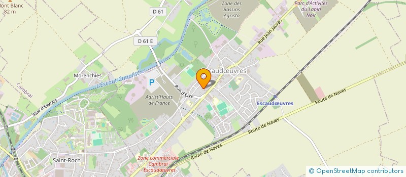 localisation de l'entreprise TOODS COMPAGNY  ESCAUDUVRES