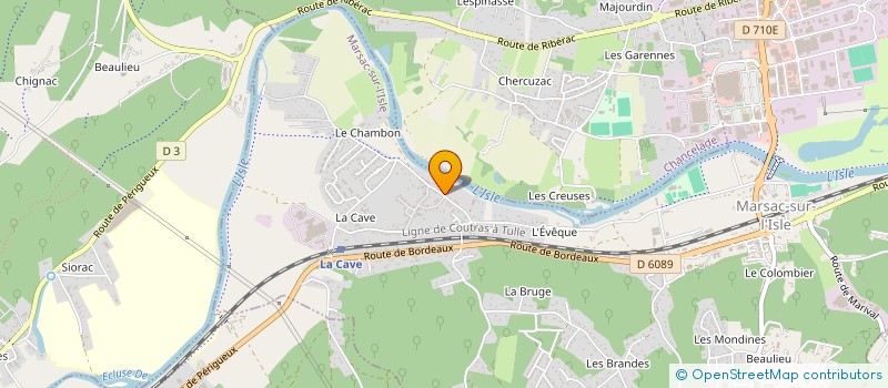 localisation de l'entreprise TOOFYK CANOE  MARSAC-SUR-L'ISLE