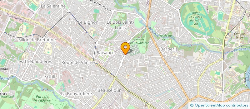 localisation de l'entreprise TOOG à NANTES