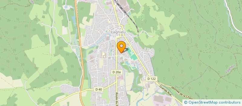 localisation de l'entreprise TOOG CARRELAGE  LAGNIEU