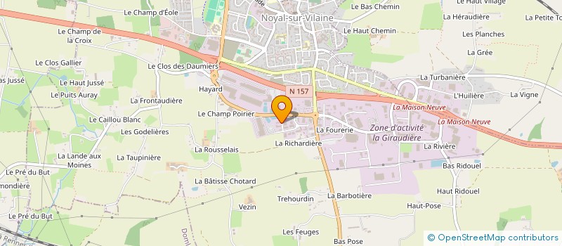 localisation de l'entreprise TOOL HOLDING  NOYAL-SUR-VILAINE