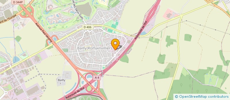 localisation de l'entreprise TOOLAUTO  BAILLY-ROMAINVILLIERS