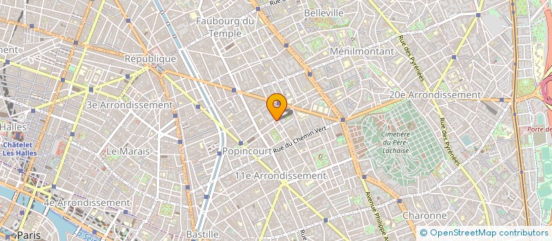 localisation de l'entreprise TOOLBOX RECORDS à PARIS