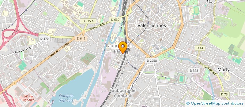localisation de l'entreprise TOOLCIM à VALENCIENNES