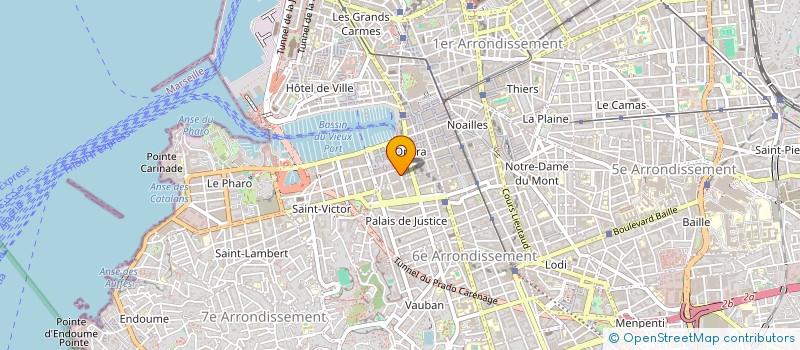 localisation de l'entreprise TOON'S à MARSEILLE