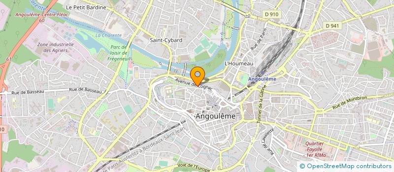 localisation de l'entreprise TOONKIT à ANGOULEME