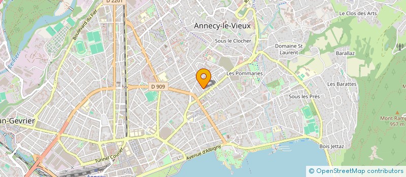 localisation de l'entreprise TOONO à ANNECY