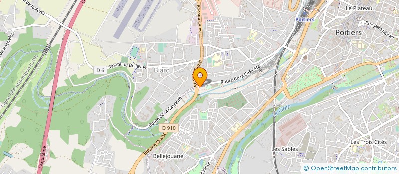 localisation de l'entreprise TOONZSHOP à POITIERS