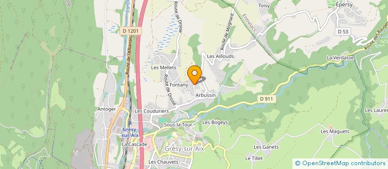 localisation de l'entreprise TOOPAZMEDIA à GRESY-SUR-AIX