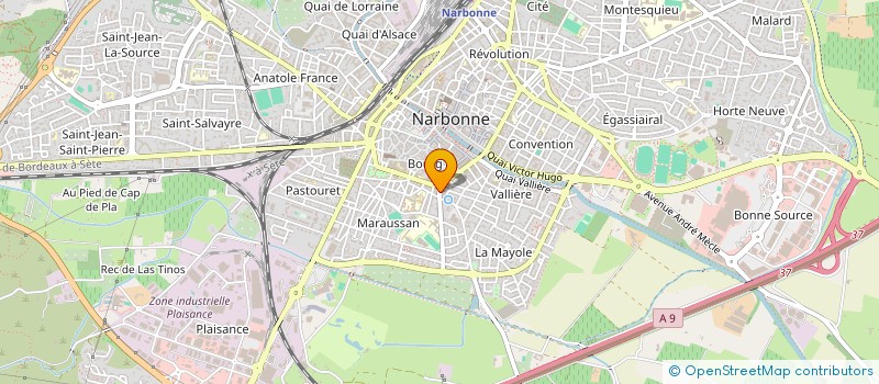 localisation de l'entreprise TOOPUA à NARBONNE