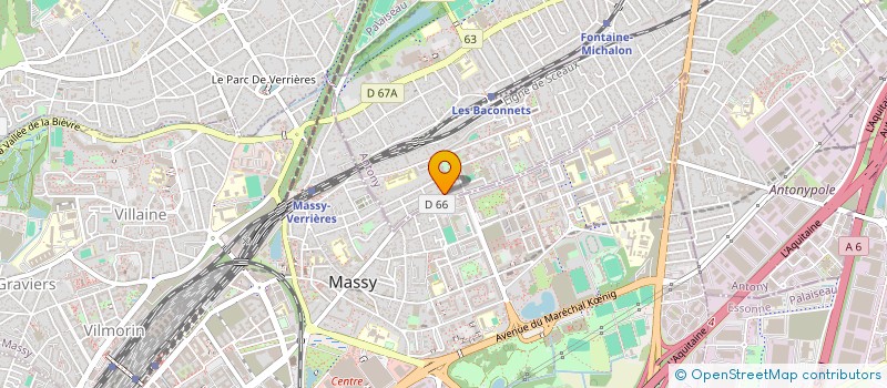 localisation de l'entreprise TOORE à ANTONY