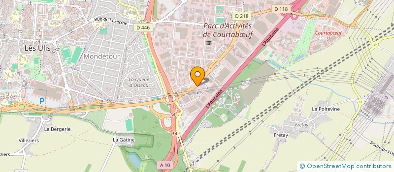 localisation de l'entreprise TOOSHOP à LES ULIS