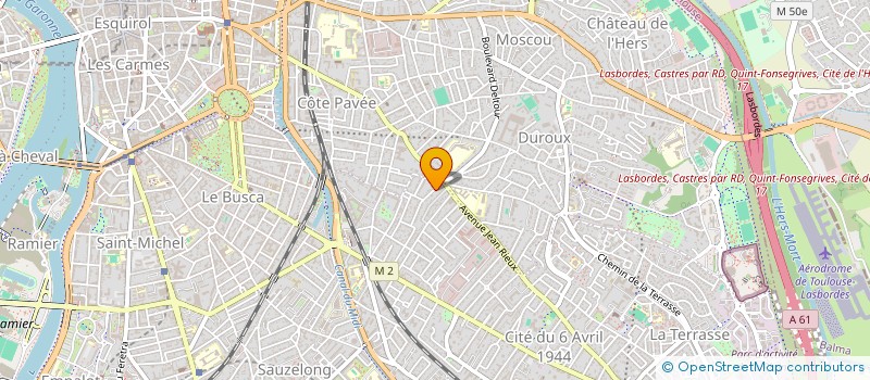 localisation de l'entreprise TOOSIE à TOULOUSE