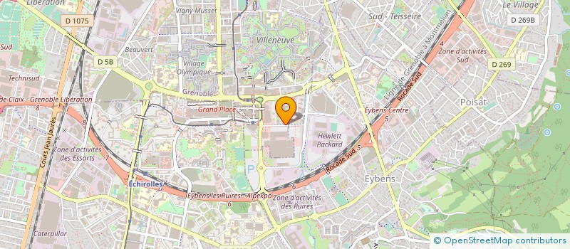 localisation de l'entreprise TOOSTORES R1 à GRENOBLE
