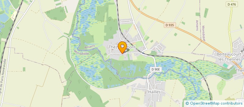 localisation de l'entreprise TOOTAGE  THEZY-GLIMONT