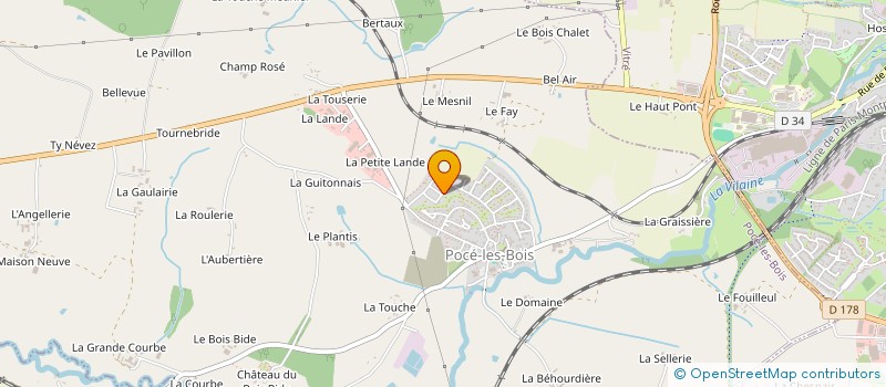 localisation de l'entreprise TOP 2  ERBREE