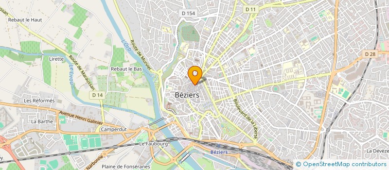localisation de l'entreprise TOP 2 à BEZIERS