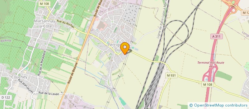 localisation de l'entreprise TOP 21 à PERRIGNY-LES-DIJON