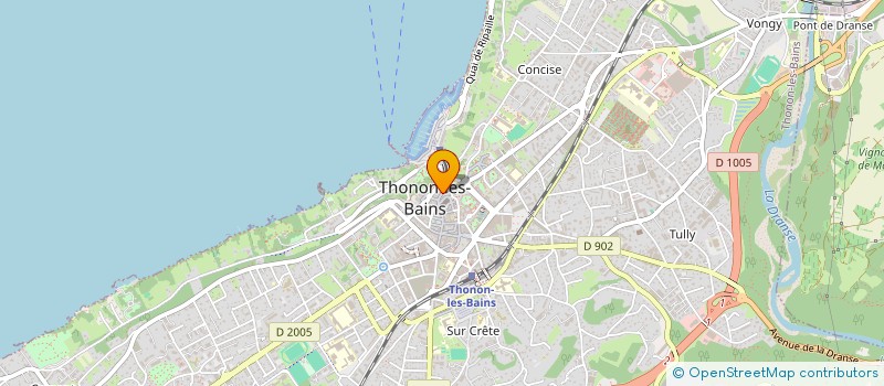 localisation de l'entreprise TOP 21  THONON-LES-BAINS