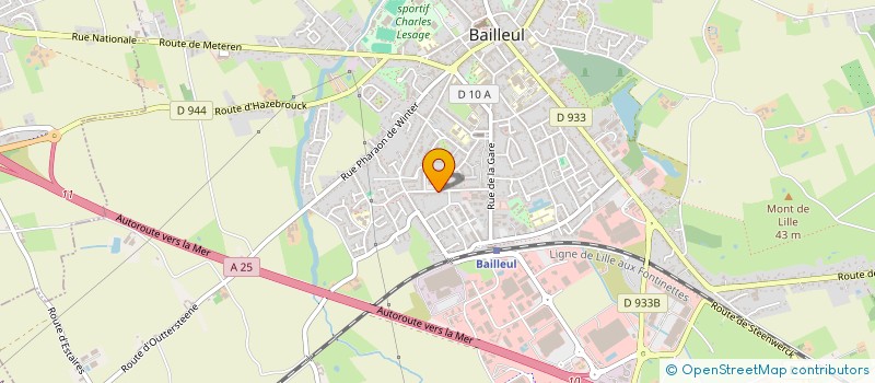localisation de l'entreprise TOP 80 RADIO à BAILLEUL