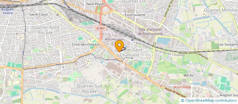 localisation de l'entreprise TOP  AVIGNON