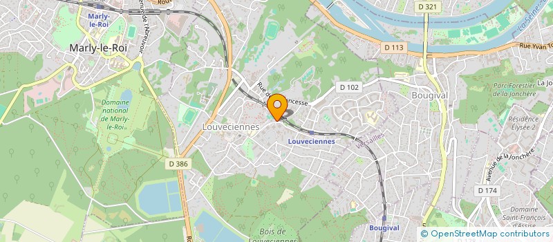 localisation de l'entreprise TOP  LOUVECIENNES