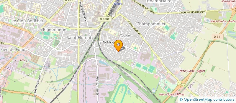 localisation de l'entreprise TOP ACHATS à NIORT