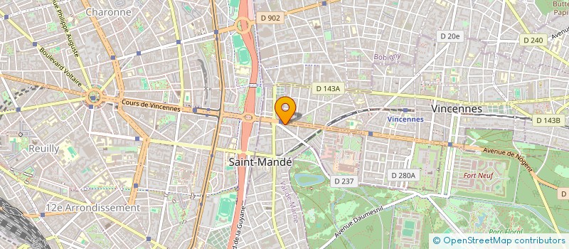 localisation de l'entreprise TOP ACTUEL à SAINT-MANDE