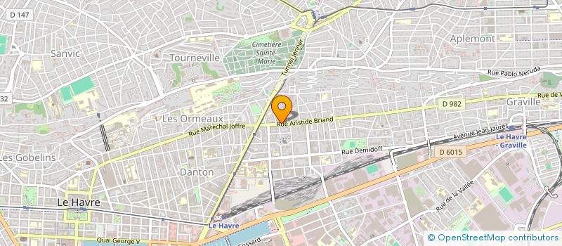 localisation de l'entreprise TOP AFFAIR'S à LE HAVRE
