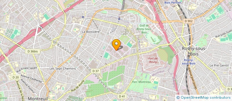 localisation de l'entreprise TOP AFRO KITCHEN à MONTREUIL