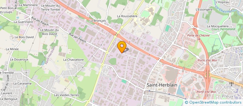 localisation de l'entreprise TOP AIRSOFT à SAINT-HERBLAIN