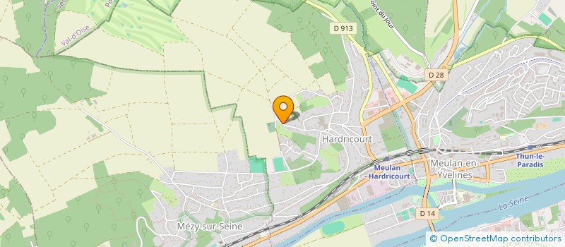 localisation de l'entreprise TOP ANIMATION  HARDRICOURT