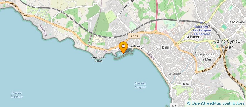 localisation de l'entreprise TOP APPATS à SAINT-CYR-SUR-MER